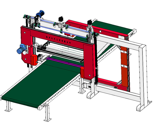 автомат для резки DTC-SD2012 CNC лезвия 10m/Min 380v 50hz двойной