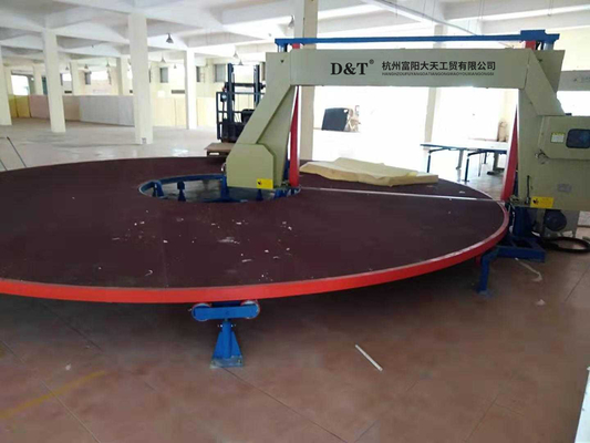Автомат для резки губки круга горизонтальный для гибкой пены PU Quadrate