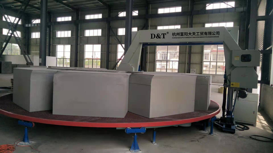 Автомат для резки губки круга горизонтальный для гибкой пены PU Quadrate