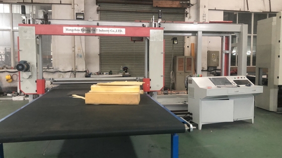 Пены автомата для резки губки CNC лезвие автоматическое 6kw PU горизонтальной осциллируя