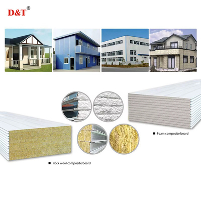 Многофункциональная персонализированная EPS / Rock Wool Sandwich Panel Machine для крыши и стены
