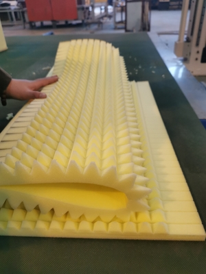 Китайская горячая продажа CNC колеблющаяся двойной лопатой пена режущая машина для мягкой гибкой губчатой формы резки