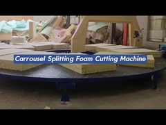 Круговая горизонтальная губка режущая машина для гибкого ПУ, квадратная пенная режущая машина